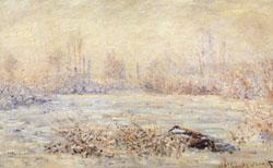 Claude Monet Hoarfrost oil painting picture
